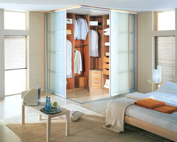 Гардеробная в спальне: правила обустройства, дизайн и формы. Как сделать гардеробную в спальне. 26