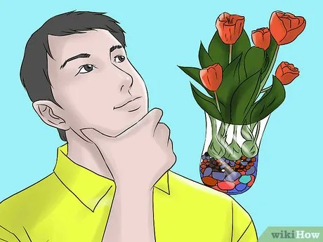 Как вырастить тюльпаны дома в воде. Как вырастить тюльпаны в вазе. 14