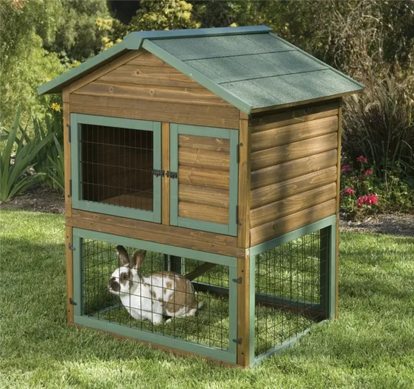 Домики для кролика: особенности выбора, обустройства и размещения. Как сделать дом для кролика. 28