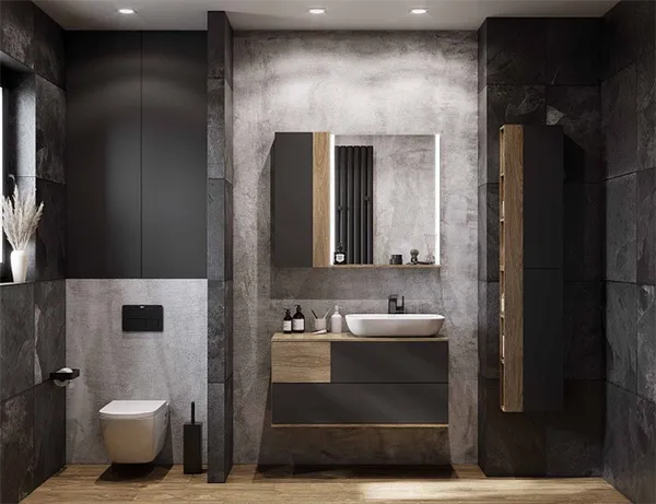 Высота зеркала над раковиной в ванной комнате: стандарты, на какой вешать. На какой высоте вешать зеркало в ванной. 3
